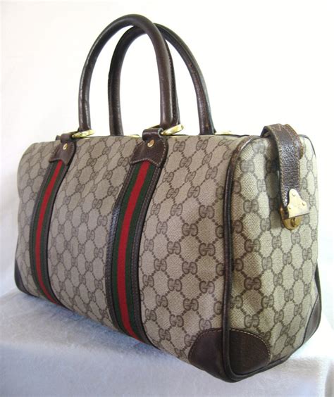 gucci duffle bag poshmark|vintage Gucci handbags for sale.